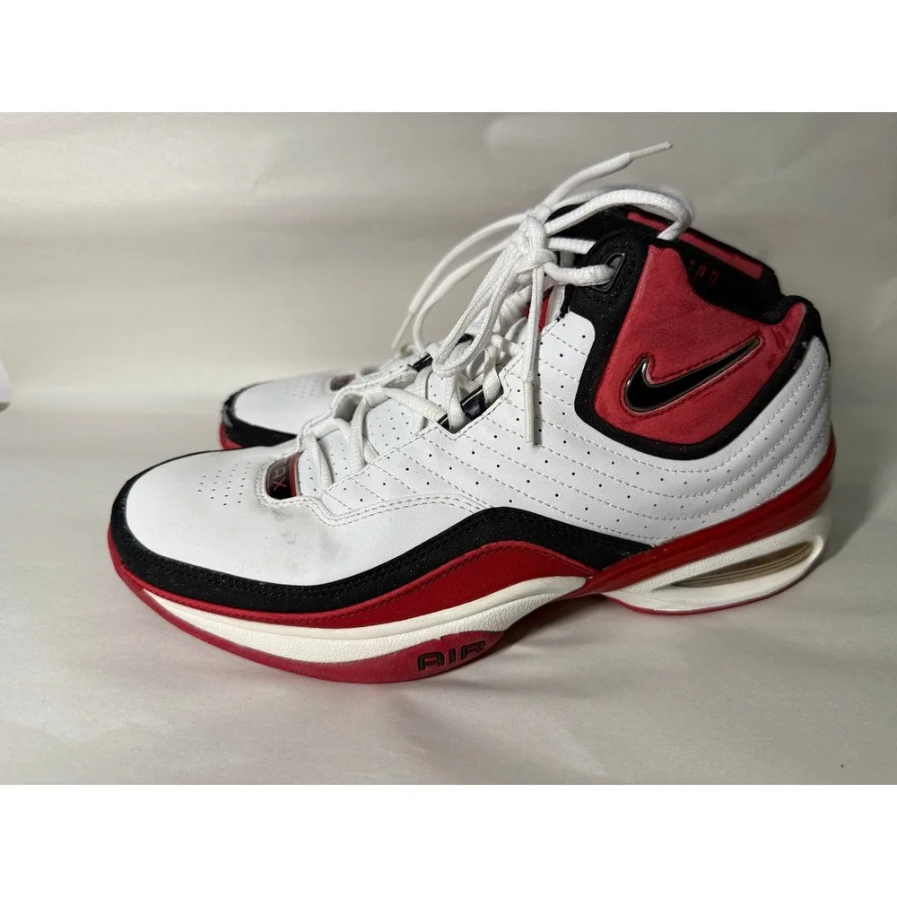 Nike Air Max Uptempo 2003 Basketball Sneakers Red Black White Mens Size 9 307513